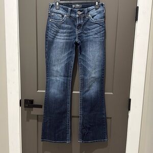 Women's Silver Suki Bootcut Blue Jeans
